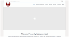 Desktop Screenshot of phoenixpropertync.com